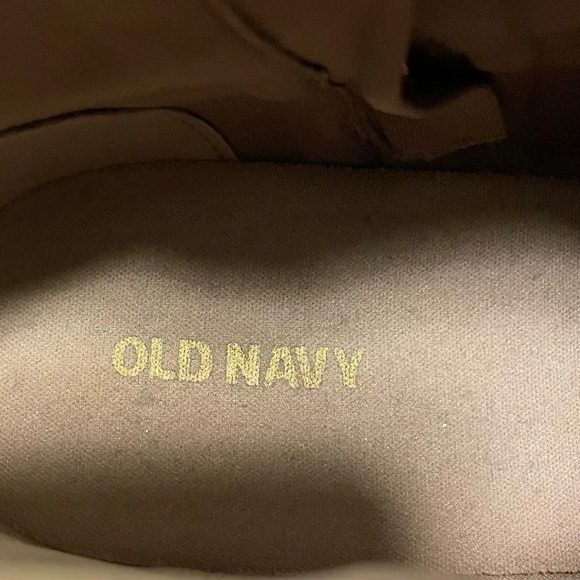 OLD NAVY Faux‎ Suede Western Ankle Boots in Mocha Latte - Picture 11 of 12